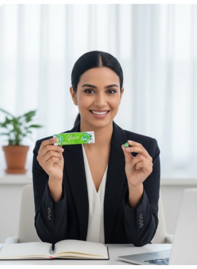 نوفا علكة نوفا بنكهة النعناع – عبوة خضراء | 5 أصابع × 6 عبوات | علكة منعشة لنفس طويل الانتعاش - Image 5